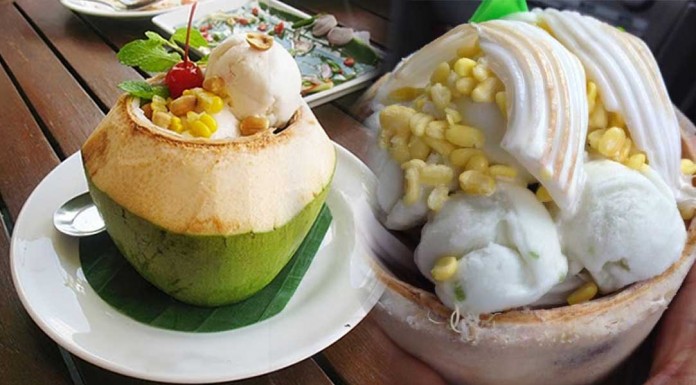 ប្លែកឆ្ងាញ់!របៀបធ្វើការ៉េមខ្ទិះដូងដាក់សណ្តែងដី