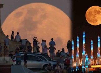 អ្នកវិទ្យសាស្រ្តថាព្រះចន្ទនឹងមើលទៅធំជាងមុន ៧ ភាគរយ និងភ្លឺជាងមុន ១៦ ភាគរយនៅថ្ងៃអាទិត្យខាងមុខនេះ