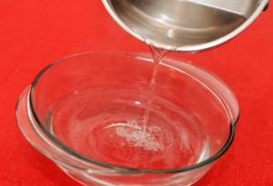 WATER INTO BOWL